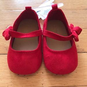NWT Old Navy Red Baby Shoes
